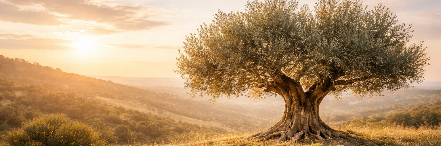 Olive tree background